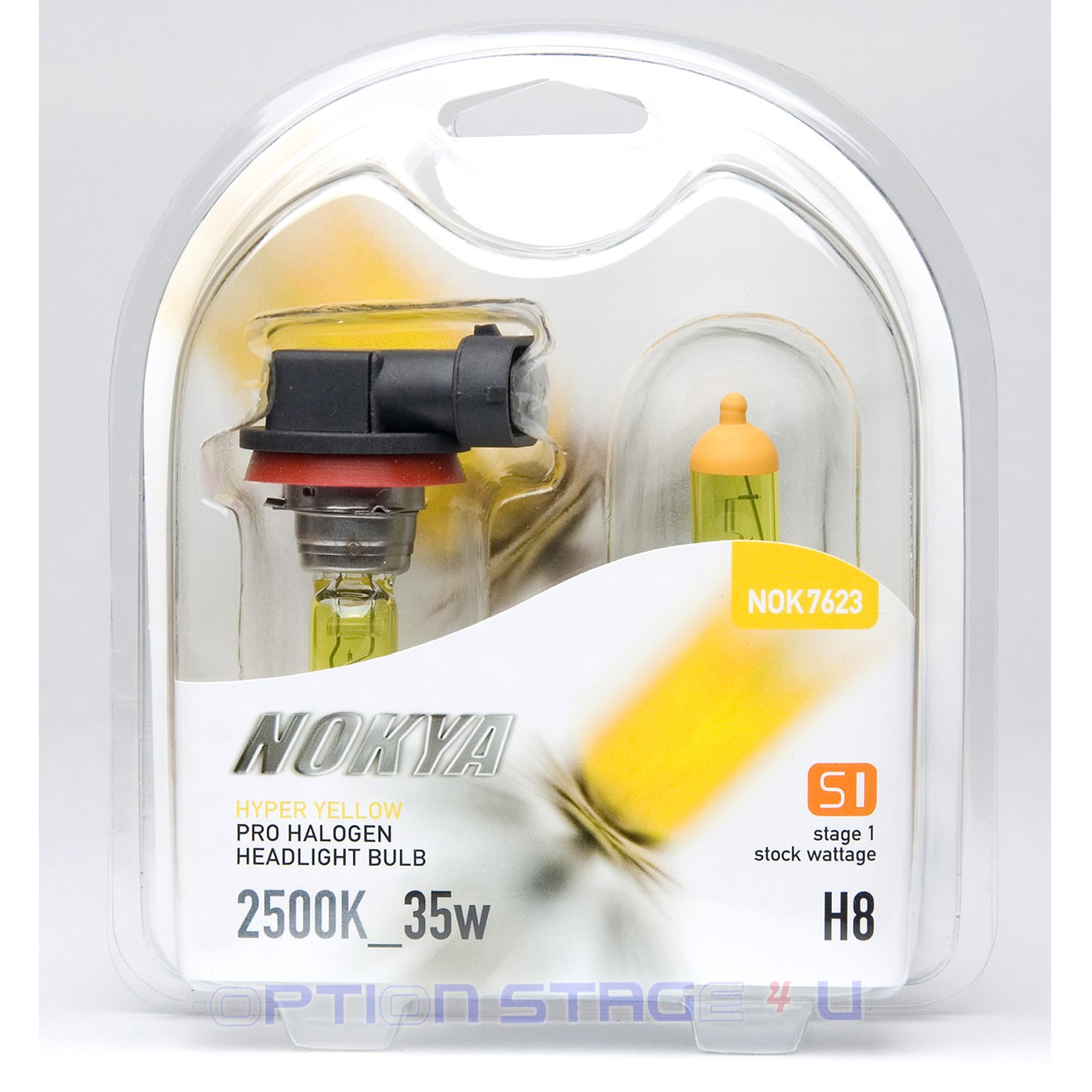 Amazon.com: JDM H8 Nokya 2500k Hyper Yellow Head/fog Light Bulbs
